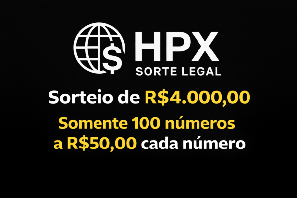 Prêmio de R$4.000,00 no PIX! São somente 100 números. 